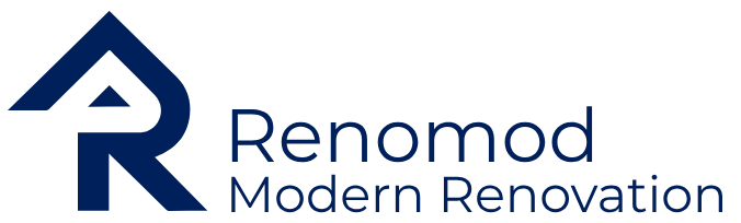 Renomod Inc. Modern renovation logo