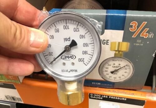 Low Water Pressure check