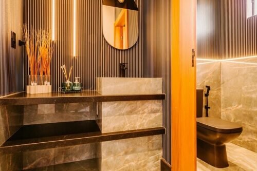 Wall Panels with Light Illuminated Elegance