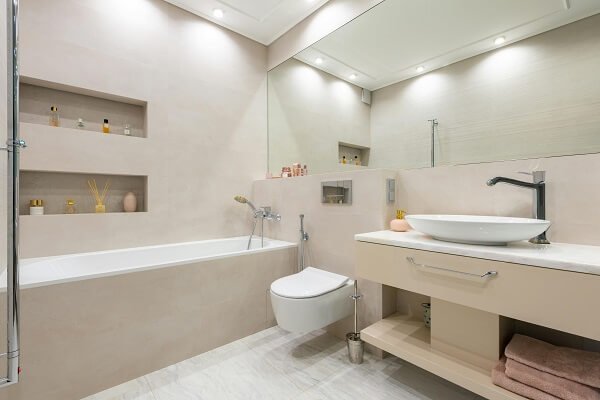 Built-In Niches and Recessed Shelves