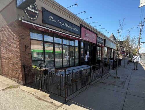 restaurant patio before
