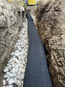 French Drain Installation 5