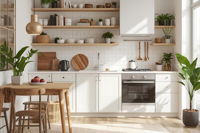 white kitchen modern