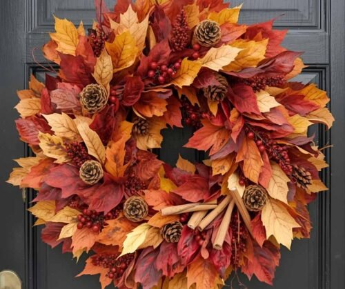 Autumn Leaves Wreath