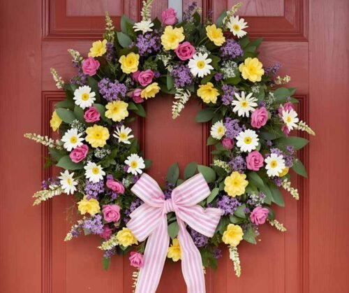 Spring Floral Wreath