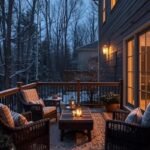 winter deck & patio