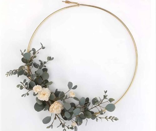 The modern hoop wreath