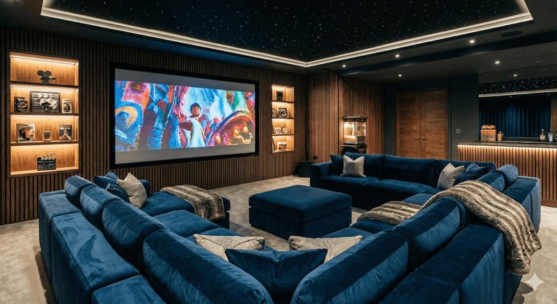 basement home theatre AFTER